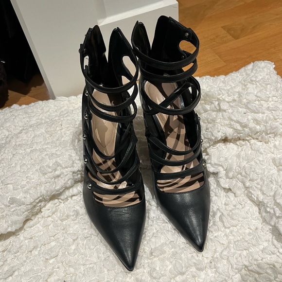 Aldo strappy heels, black, 6 - Picture 1 of 7